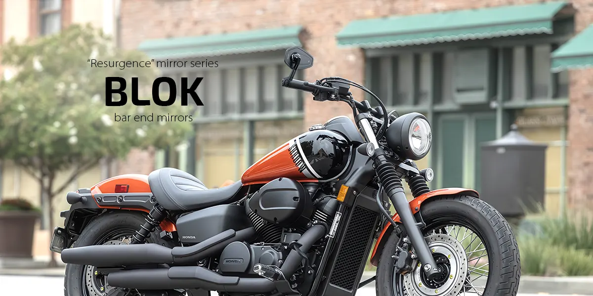 Blok bar end mirrors for motorcycles Blok bar end mirrors for motorcycles