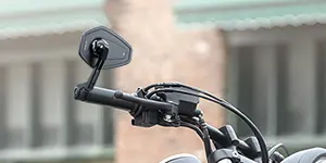 Blok bar end mirrors - Sharp. Solid. Unshakable.