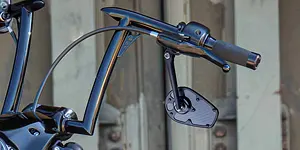 MambaX motorcycle mirrors - genuine carbon fiber mirrors