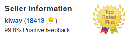 Reliable eBay Top Rated seller