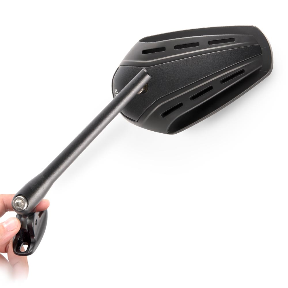 fairing & sportsbike: Zipper black fairing mount mirrors w/ black ...