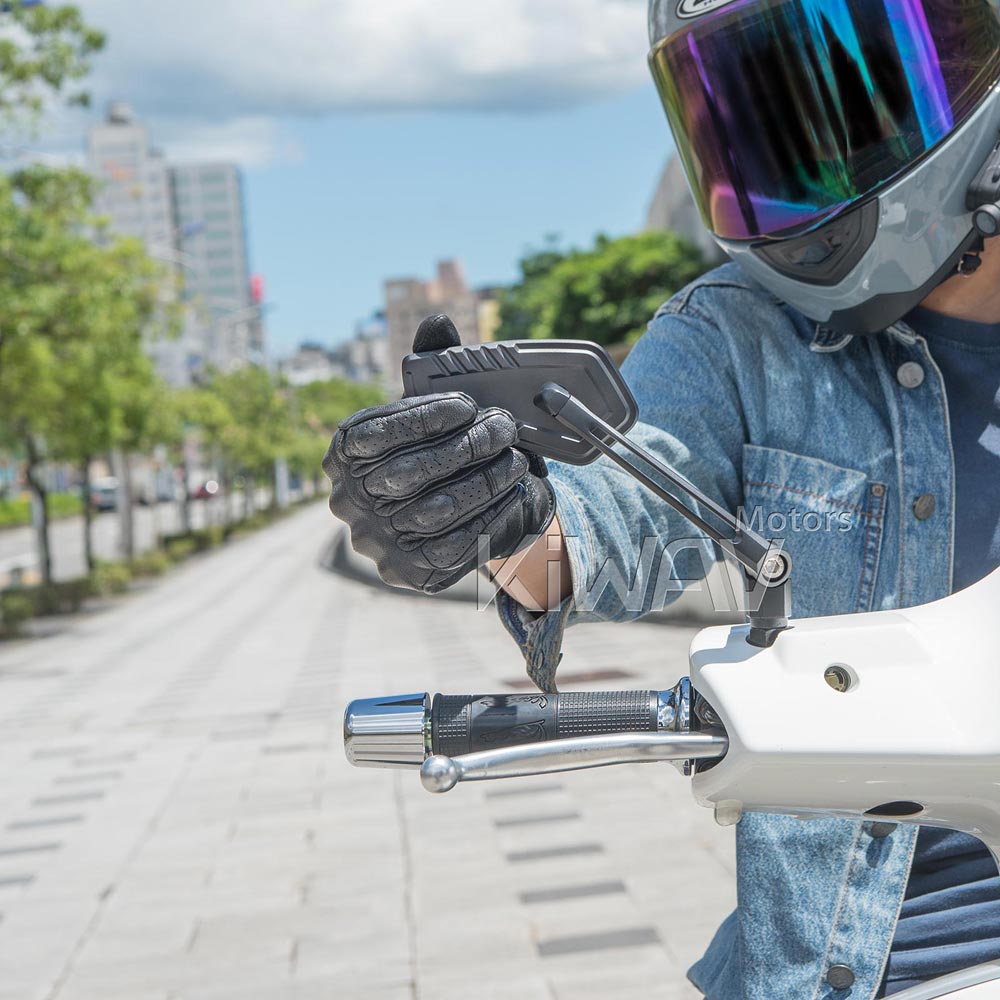 mirrors: バイクミラー ブレード 黒 大抵の近代ベスパ用 GTS