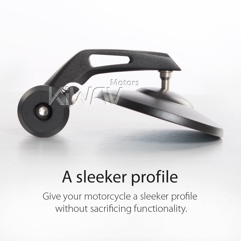 バーエンド: バーエンドミラー ボブ 黒 M8ネジ式