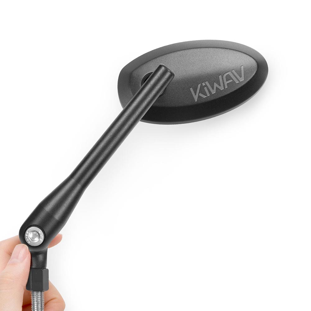 BMW GS 純正バイクミラー ブラック オーバル型