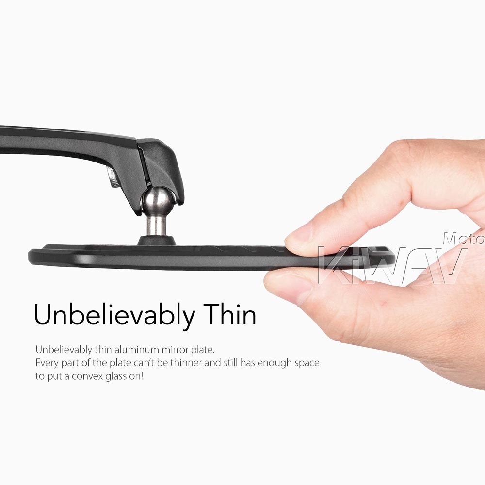 bar-end mirrors: バーエンドミラー ブレード 黒 一部のハーレー用