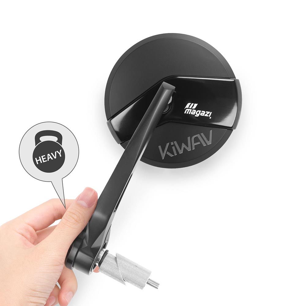 Harley Davidson Mirrors Harley Davidson Motorcycle Mirrors - Black Rear View Mirrors For Sportster, Dyna, Softail Models Krator Harley Mirrors - View #3