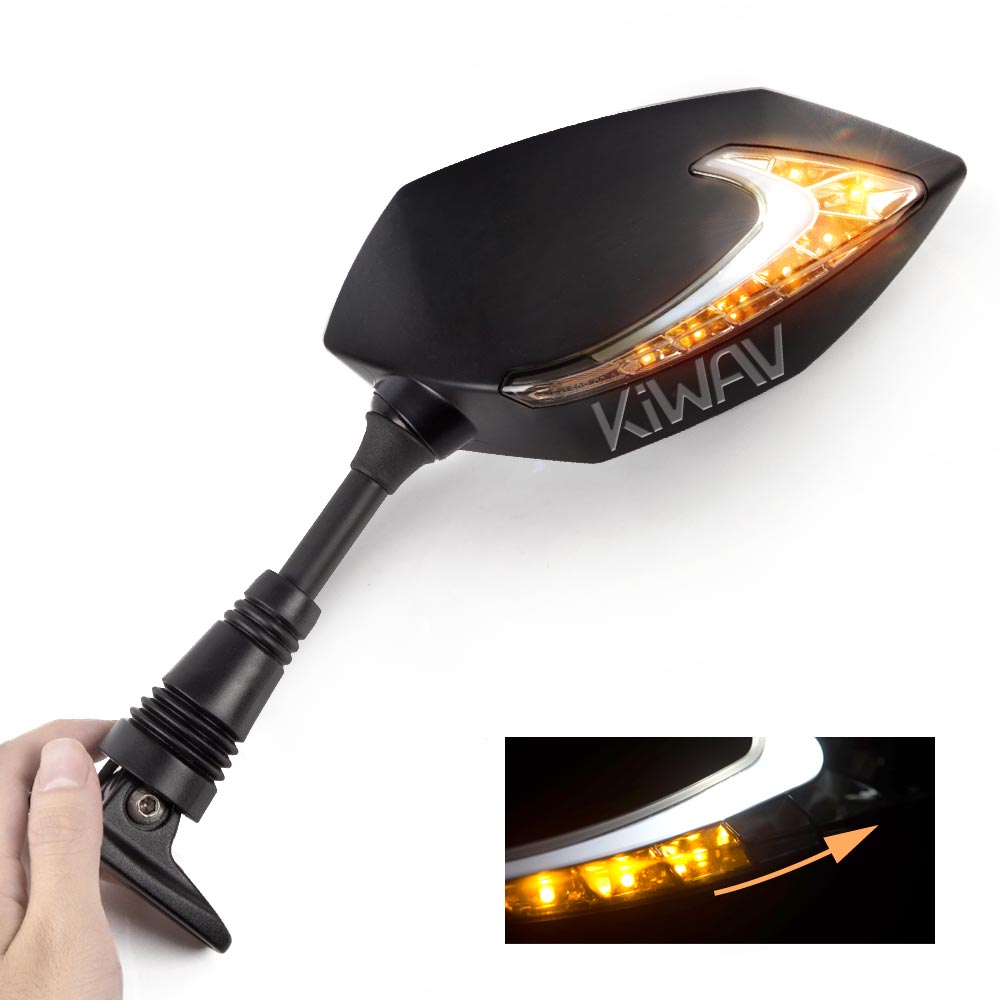 Lucifer Black Mirror & Sequential LED for Sportsbike | KiWAV