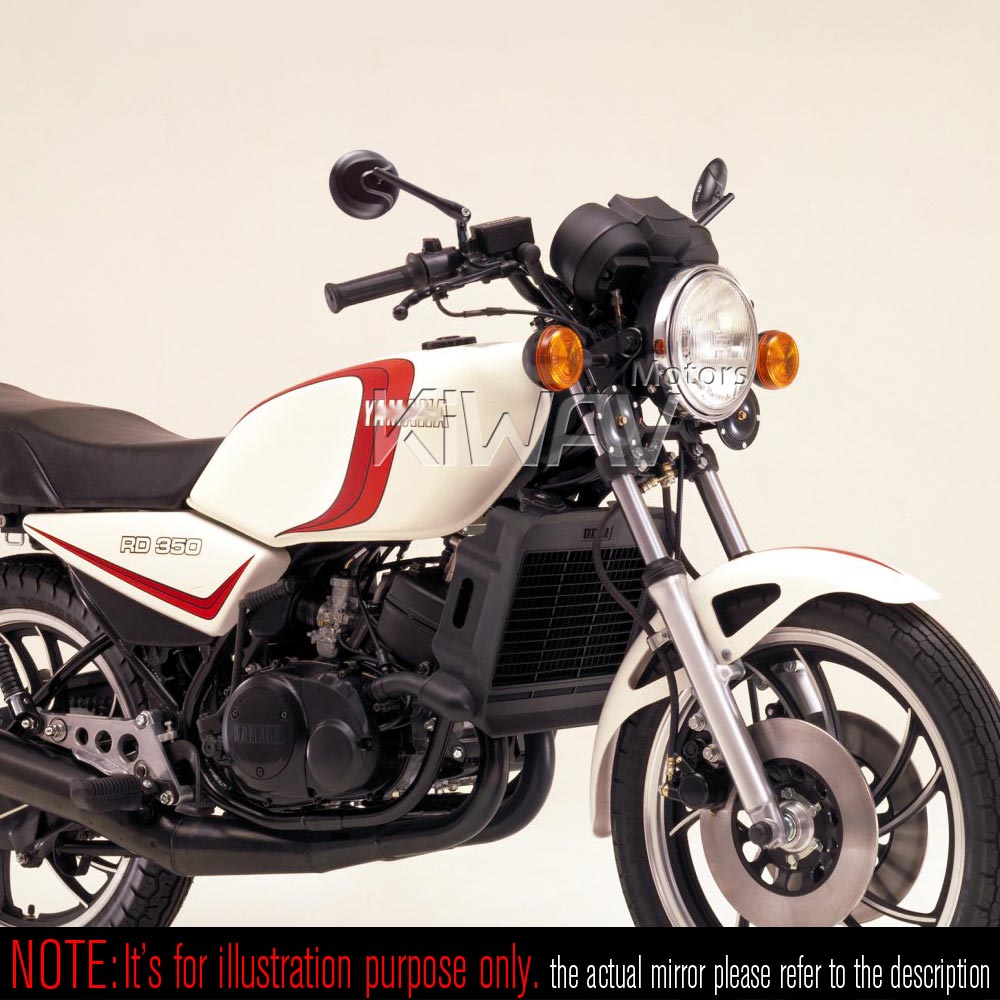 thumbnail image 2 of Citomerx Mirror Set (Left & Right) – M10 Thread – For Yamaha DT 50 M 2M4 1980-1984 2 of 6