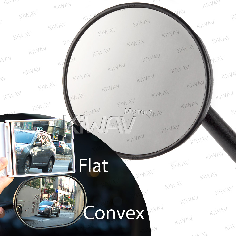 ロードとネイキッド: バイクミラー レトロ 黒 M10 5/16