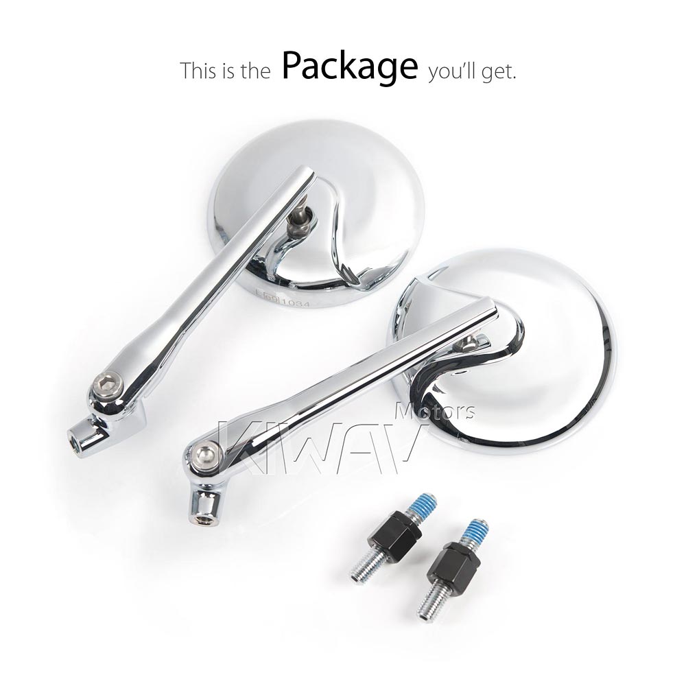 製品一覧: バイクミラー レトロ クロム 5/16-24 ハーレー Street