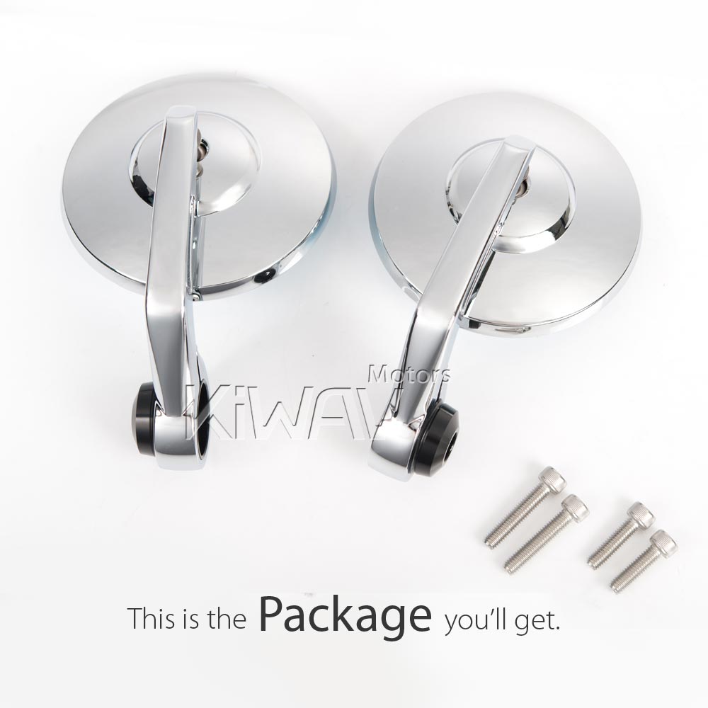 バーエンド: バーエンドミラー ボブ クロム 6mmネジ式 トライアンフ