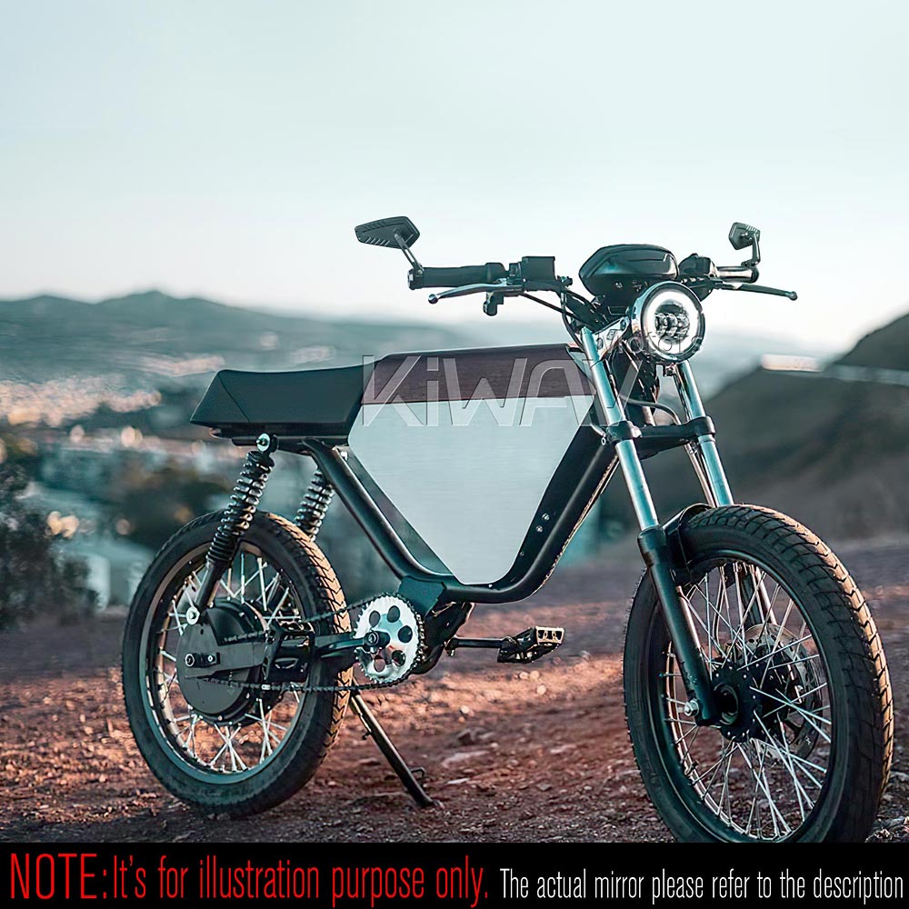 KiWAV バーエンドミラー　トライアンフ　水冷式モデル適応 Amazon | KiWAV バーエンドミラー ウルトラ 黒 Triumph
