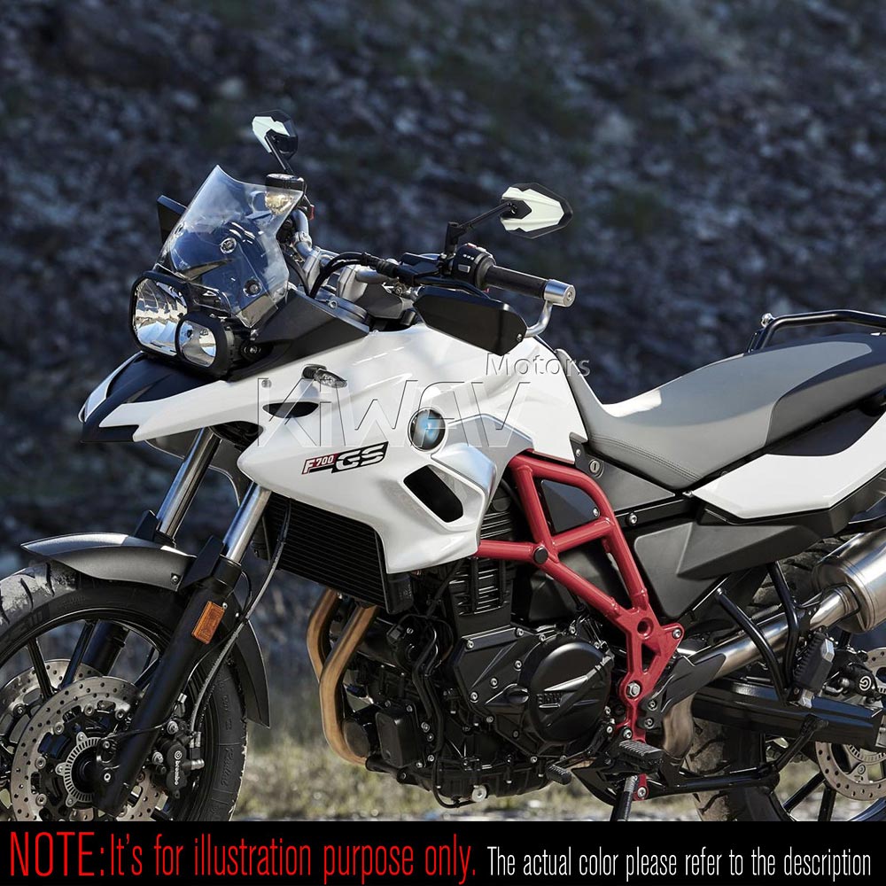 ハンドルマウントミラー: バイクミラー 4Rizz 白 M10 1.5ピッチ BMWに適用