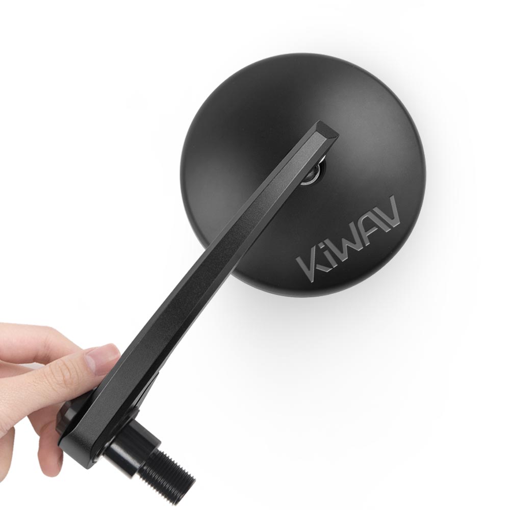 バーエンド: バーエンドミラー イクリプス 黒 16mmネジ式 ヤマハ用