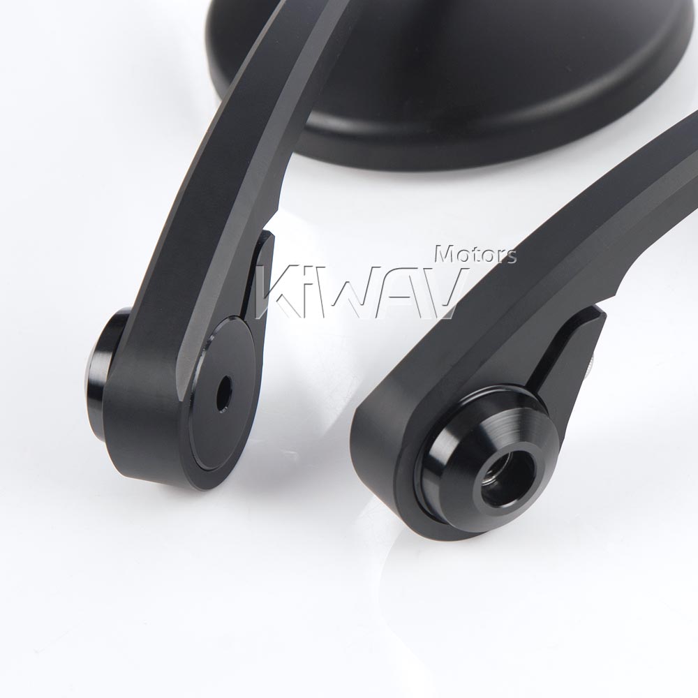 バーエンド: バーエンドミラー イクリプス 黒 16mmネジ式 ヤマハ用