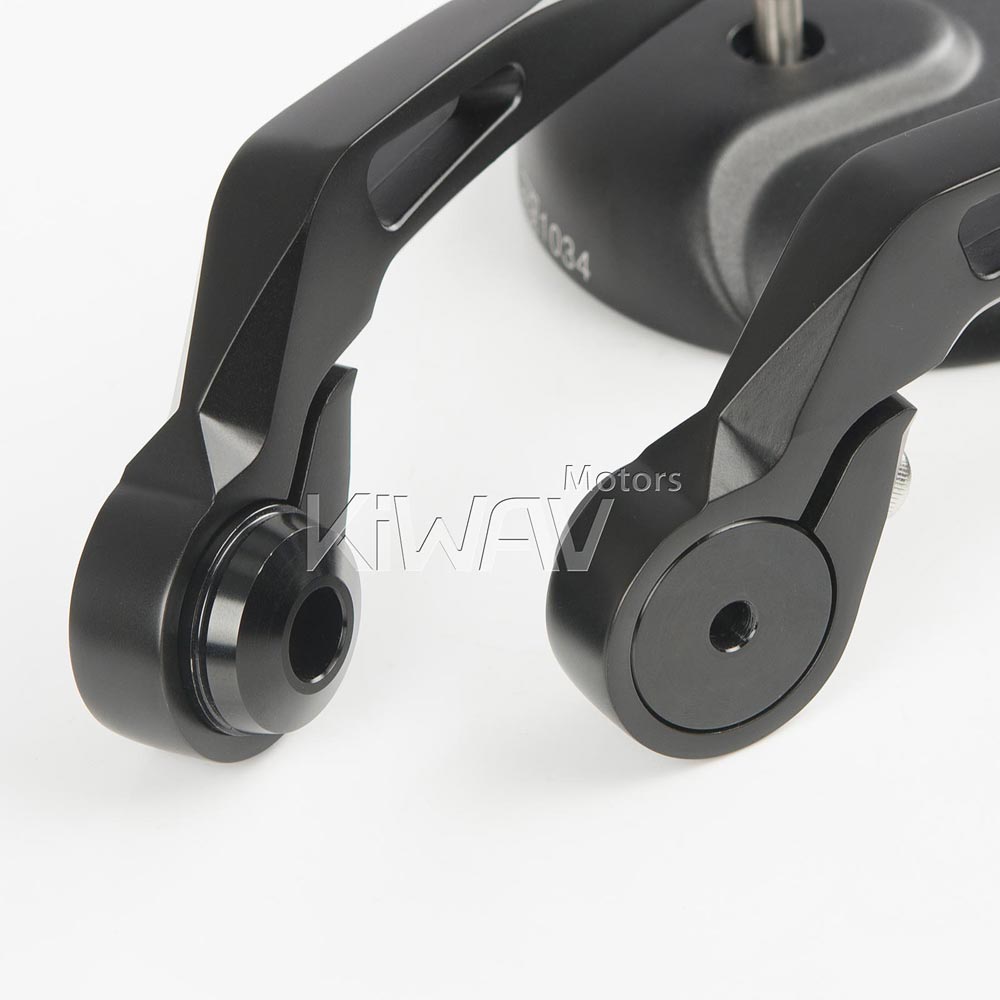 バーエンド: バーエンドミラー レトロ 黒 5mm & 6mmネジ式