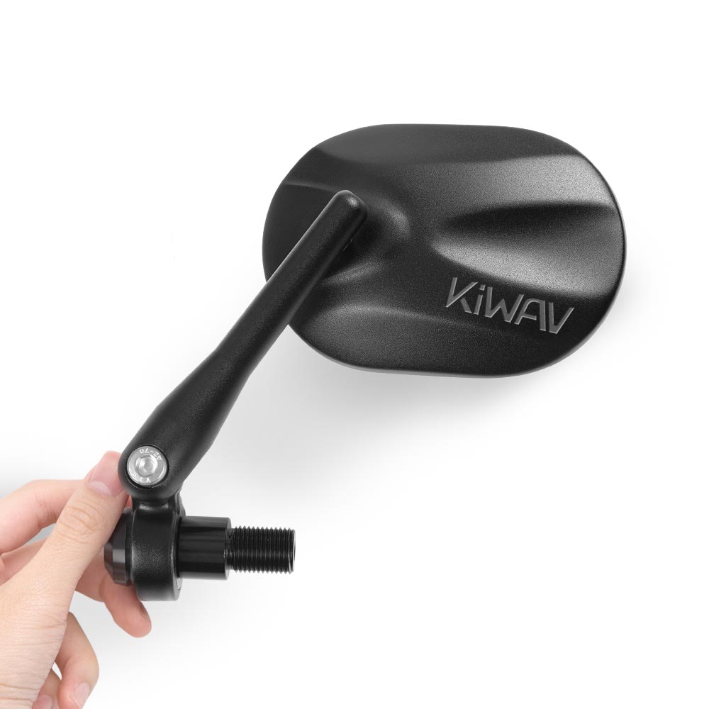 Amazon | KiWAV バーエンドミラー イクリプス 黒 16mmネジ式 Yamaha