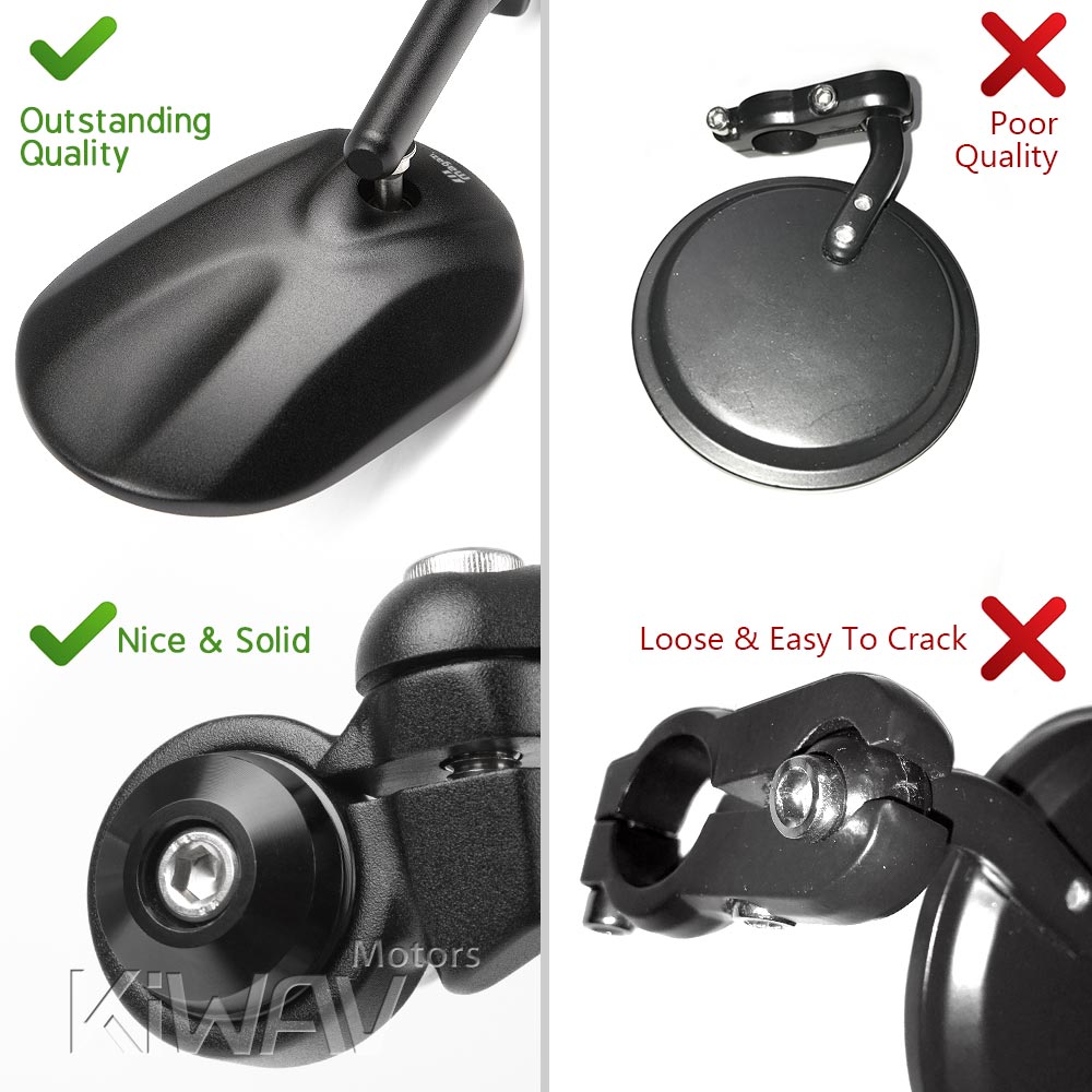 製品一覧: バーエンドミラー スターク 黒 6mmネジ式