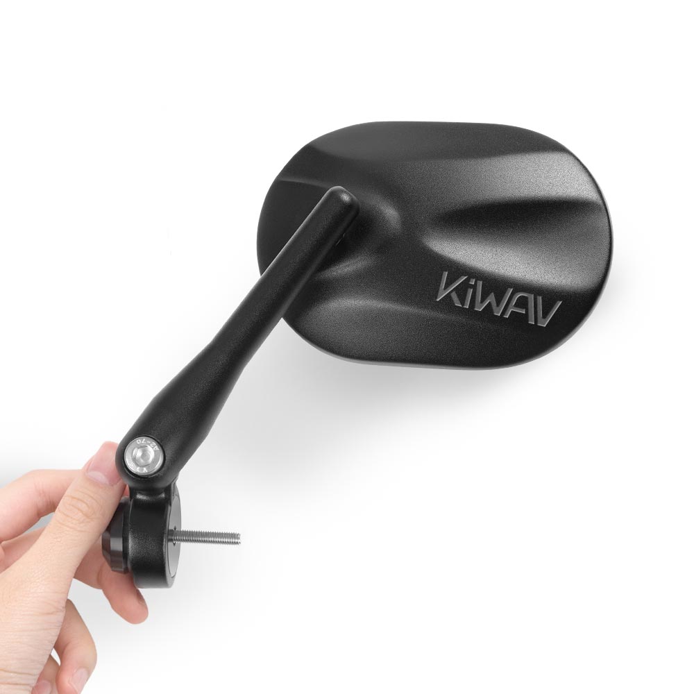 製品一覧: バーエンドミラー スターク 黒 5mm & 6mmネジ式