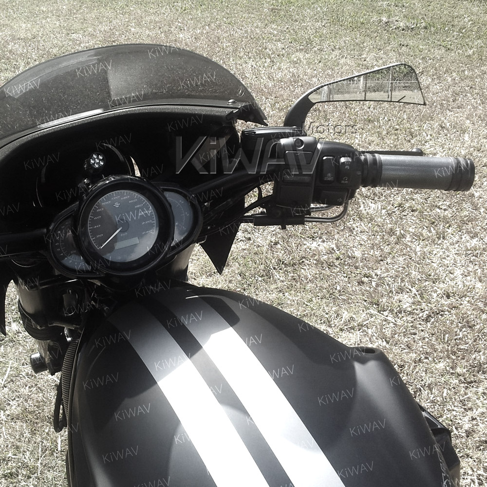 Axe Black LED Mirrors for Harley-Davidson | KiWAV Motors