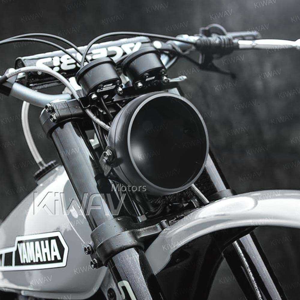 特売: バイク用ヘッドランプシェル 5-3/4インチ 黒 サイドマウント 特売: バイク用ヘッドランプシェル 5-3/4インチ 黒 サイドマウント