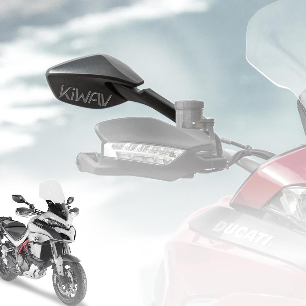ドカティムルティーストラーダ1200S用　右側サイドミラー OEM代用品: 右側補修用ミラー ドゥカティ Ducati 2015-2017の