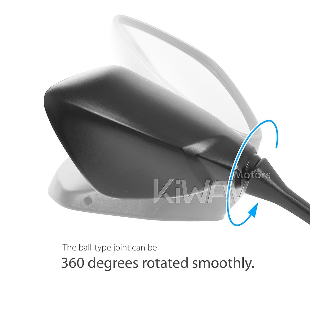 OEM代用品: 補修用ミラー左右セット スズキ 2017以降のGSX-R 1000に