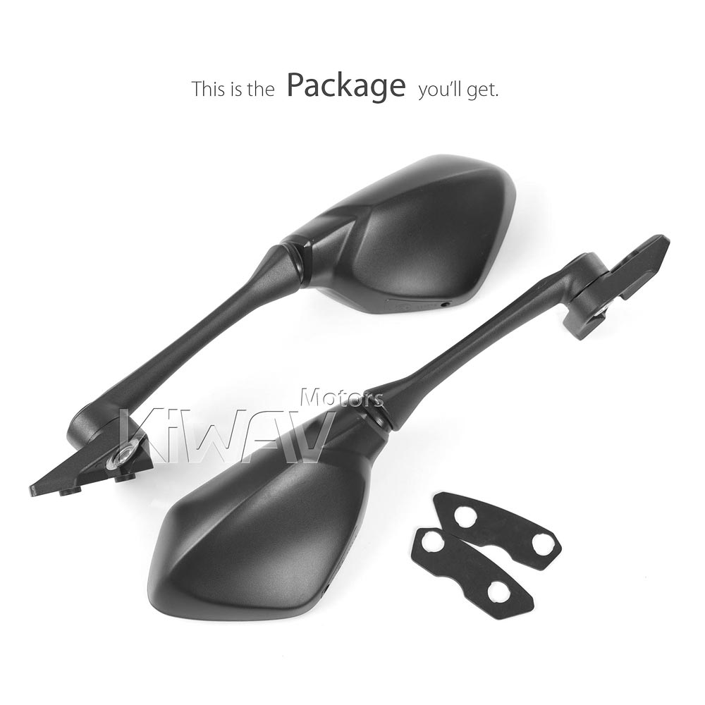 OEM代用品: 補修用ミラー左右セット スズキ 2017以降のGSX-R 1000に