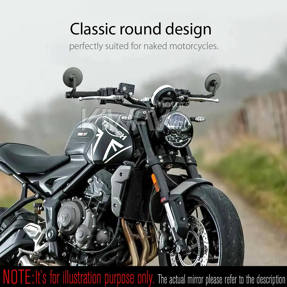 トライアンフ　バーエンドミラー TRIUMPH / トライアンフ 純正 オプション SPEED400 用 ラウンド