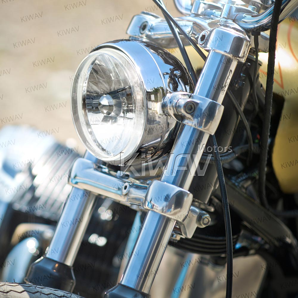 トライアンフ　ベイツ風　サイドマウント　ヘッドライト　カスタム　汎用　流用　 オールドベーツタイプ サイドマウントライトキット SR400⁄500 XS650