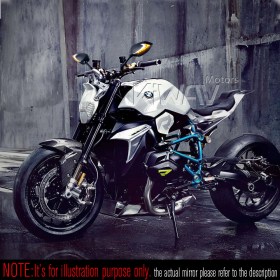 Lucifer black LED mirrors with sequential effect compatible with BMW