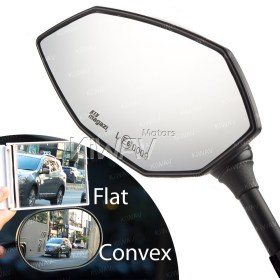 Lucifer black LED mirrors with sequential effect compatible with Harley Davidson