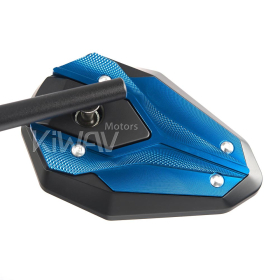 ViperII all blue fairing mount mirrors w/ black adapter compatible with Ducati Panigale