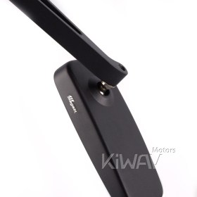 Classic black mirrors compatible with M10 metric bike & Harley Davidson
