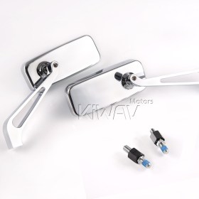 Classic chrome mirrors compatible with Harley Davidson Street 500/750