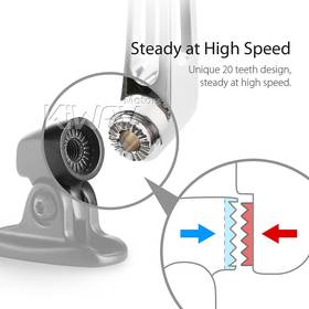 Stark chrome fairing mount mirrors w/ matte black adapter compatible with Ducati Panigale