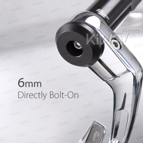 Classic chrome bar end mirrors for M6 threaded handlebars