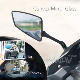 Hawk black fairing mount mirrors compatible with Ducati Panigale