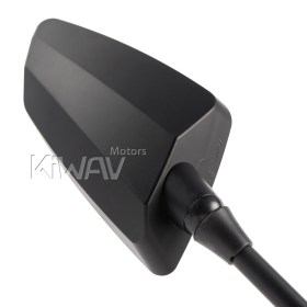 Hawk black fairing mount mirrors compatible with Ducati Panigale