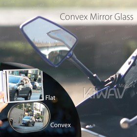 Hawk blue fairing mount mirrors compatible with Ducati Panigale