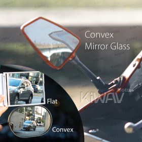 Hawk orange fairing mount mirrors compatible with Ducati Panigale