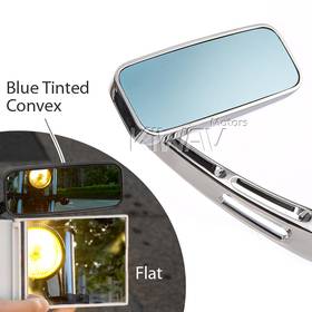 ClassicMX chrome mirrors for 8mm scooters and motorcycles