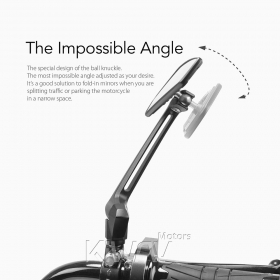 Blade black mirrors universal fit for 8mm mirror thread