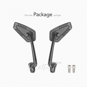 Blade black mirrors compatible with most BMW