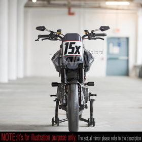 Blade black mirrors compatible with Harley Davidson Street 500/ 750