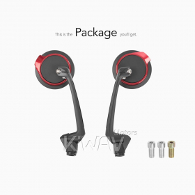 Aura red universal fit for 10mm mirror thread