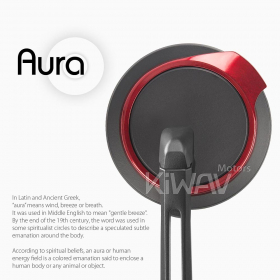Aura red universal fit for 8mm mirror thread
