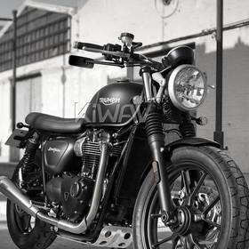 Classic Plus black compatible with Harley and Metric 10mm bikes