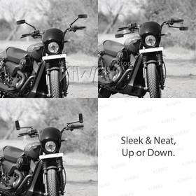 Classic Plus black compatible with Harley and Metric 10mm bikes