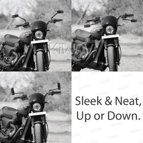 Classic Plus black for 8mm scooters and motorcycles
